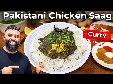 How to Make Authentic Pakistani Chicken Saag | Fresh Spinach Curry | Step-by-Step Tutorial