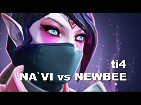 Na`Vi vs Newbee owning ti4 Dota 2