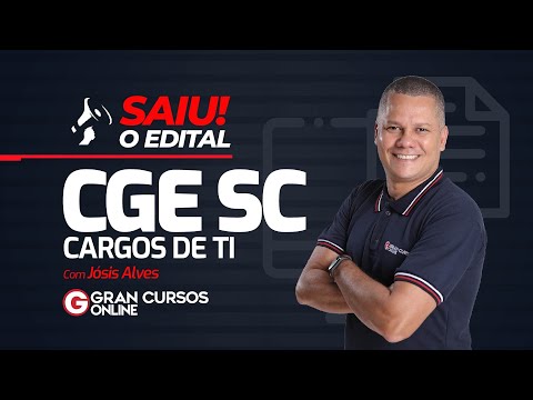 CGE SC IT Job Opening with Jósis Alves! (The announcement has been released!)