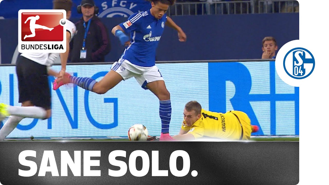 Sane's Super Solo - Schalke's Winner Against Frankfurt - YouTube