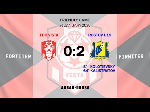 FDC Vista - Rostov U19 - 0:2 Full game