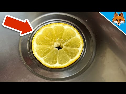 Wirf eine Zitrone in den Abfluss und du wirst mir EWIG DANKBAR SEIN💥(Genialer Trick)🤯