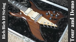 Video thumbnail for 1980 B.C. Rich Bich 10-String Custom Order Dusty Stone Demo by The Trogly's Guitar Show