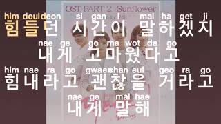 [KARAOKE] Younha - Sunflower (Doctors OST)