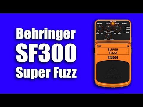 Behringer SF300 Super Fuzz - BOSS FZ-2 Clone #behringer