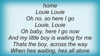 Blondie - Louie Louie Lyrics