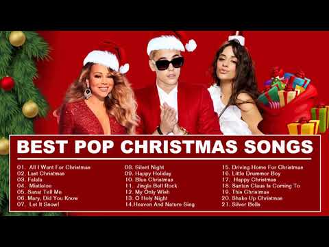 Mariah Carey, Ariana Grande, Justin Bieber Christmas Songs  || Top Pop Christmas Songs Playlist