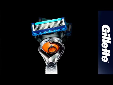 Gillete Skustuvas Gillette FUSION Proglide Flexball Manual 2 galv. video