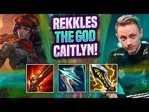 REKKLES IS A GOD WITH CAITLYN! - KC Rekkles Plays Caitlyn ADC vs Ziggs! | Preseason 2022