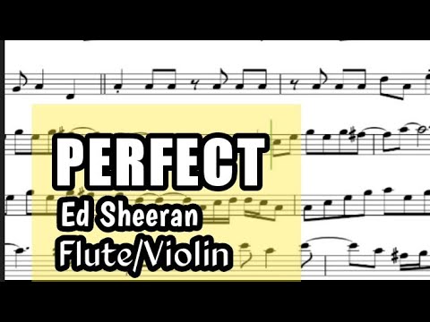 Perfect Flute Violin Sheet Music Backing Track Play Along Partitura