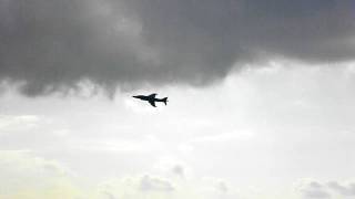 preview picture of video 'Privately Owned Sea Harrier fast flyby Oshkosh 2010'
