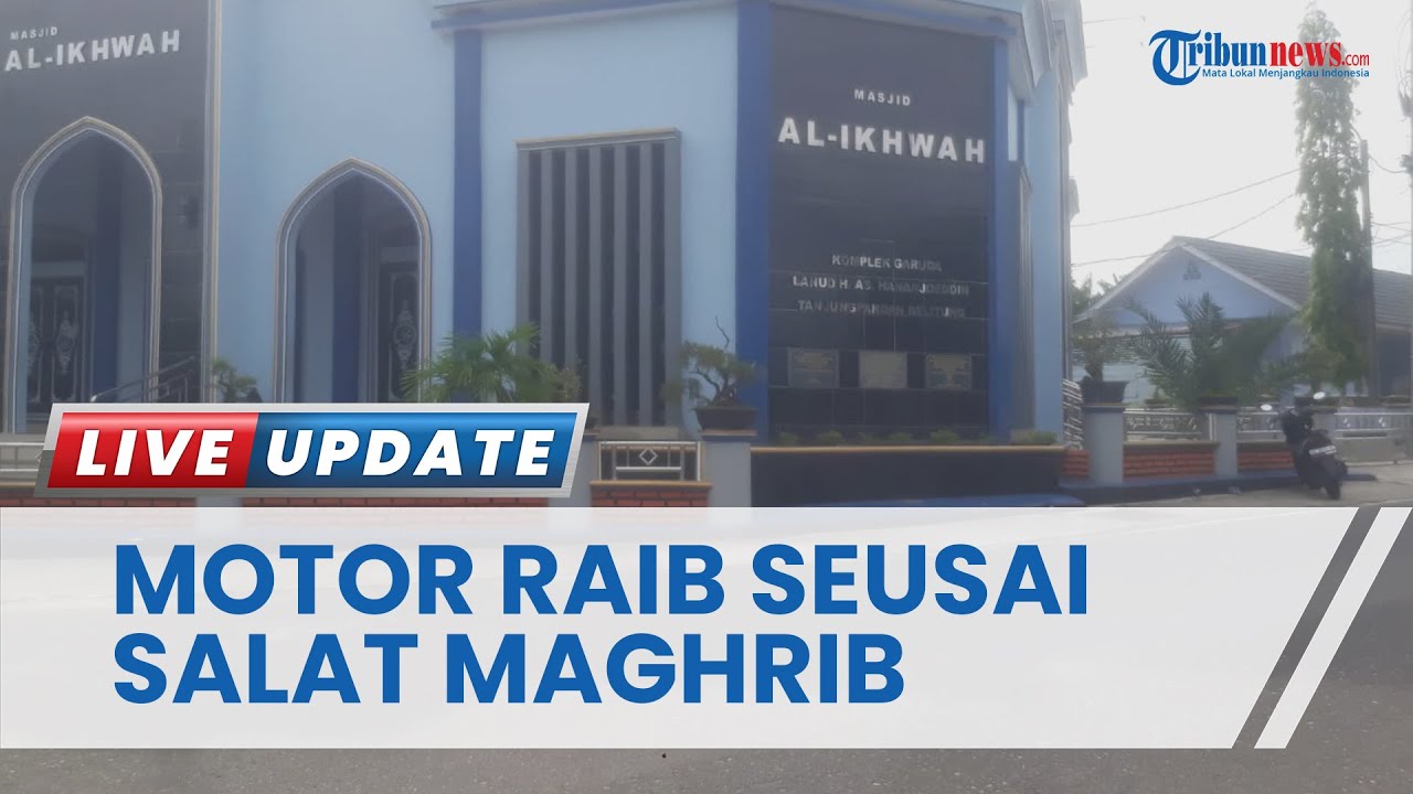 Ditinggal Salat Magrib Di Masjid Al Ikhwa Belitung Sepeda Motor Jemaah