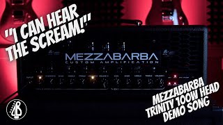 Video thumbnail for "I Can Hear The Scream!" - MEZZABARBA TRINITY 100w Head Demo Song by Davide Baccanelli
