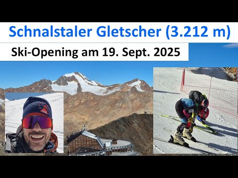 Schnalstal Glacier: SKI OPENING and mountain panorama