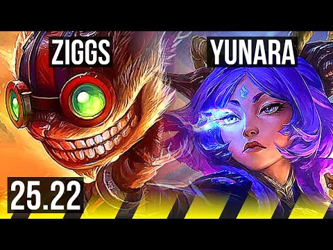 ZIGGS & Galio vs YUNARA & Shen (ADC) | 6/2/6 | NA Master | 25.22