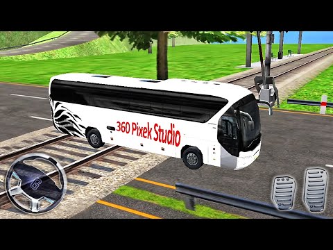 Bus Simulator Game 2021 - New Coach Bus in Train - Best Android GamePlay #2