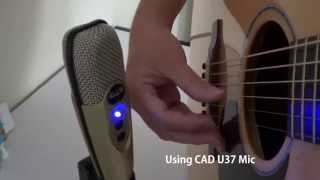 Video thumbnail for CAD U37 USB Microphone Unboxing and Test by Edwin-E
