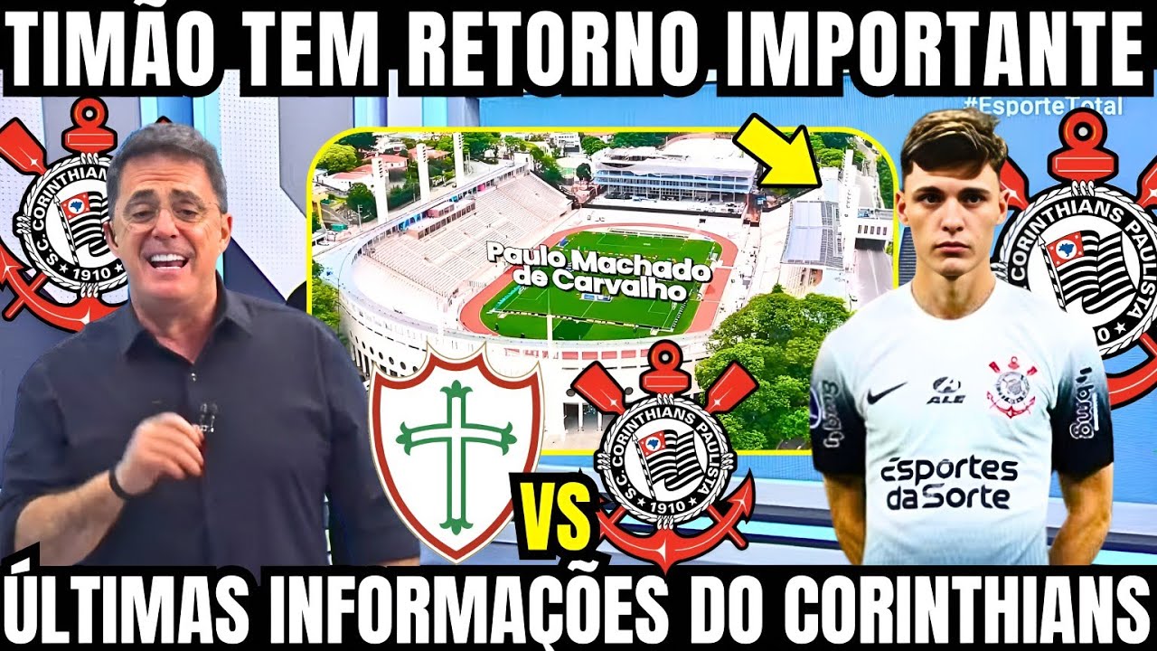 CORINTHIANS TEM RETORNO DE BRENO BIDON NA RETA FINAL DO PAULISTÃO / NOTÍCIAS DO CORINTHIANS DE HOJE