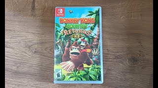 UNBOXING Donkey Kong Country Returns HD