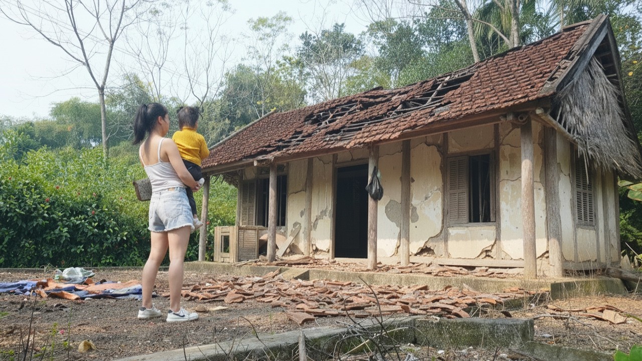 Single Mom Buys Old House and Renovates It Like New, You Won't Believe the Results