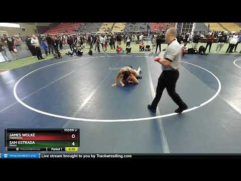 88 Lbs Round 2 - Sam Estrada, Texas Vs James Wolke, Minnesota 2df4