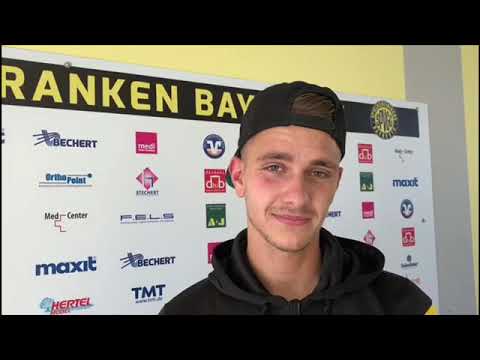 Sebastian Kolbe (SpvGG Bayreuth) nach dem torlosen Remis gegen den VfR Garching