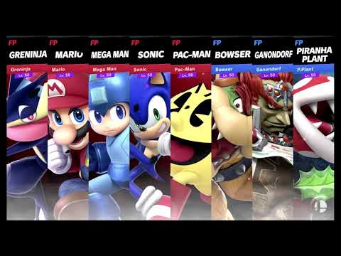 Super Smash Bros Ultimate Amiibo Fights – Request #17660 Greninja & Legends vs Villains