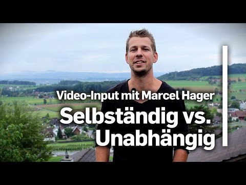 Selbständig vs. Unabhängig («Mann, unrasiert» 3/4)
