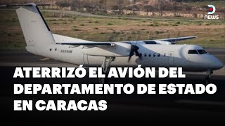 🛬 Un avión de Estados Unidos aterrizó en Venezuela en medio de las tensiones diplomáticas | DNews