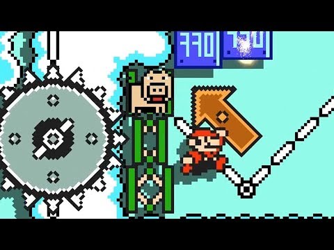 Super Mario Maker 2 🔧 A Sky Full Of Saws 🔧 Bartastic