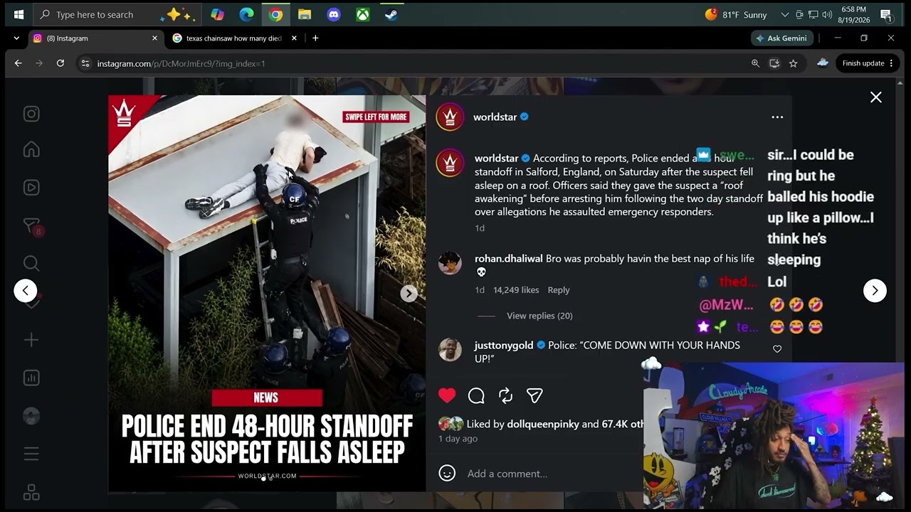 Police End 48-HOUR STANDOFF After Suspect Falls Asleep!