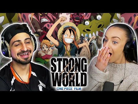 OUR FIRST ONE PIECE MOVIE! *Strong World* MOVIE REACTION!