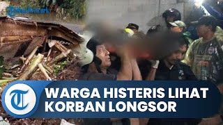Bogor Hari Ini: Warga Histeris Lihat Kondisi Korban Longsor di Gang Barjo Bogor Dievakuasi BPBD