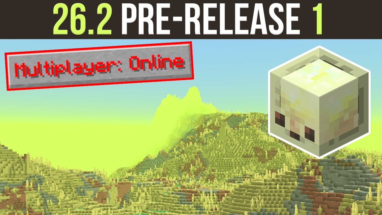 Video thumbnail for P2P Removed... Sulfur Fog Added! | Minecraft 26.2 Pre-Release 1
