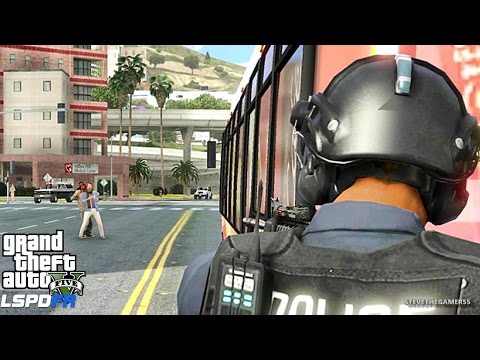 GTA 5 LSPDFR 0.3.1 - EPiSODE 108 - LET'S BE COPS - SWAT PATROL (GTA 5 PC POLICE MODS)