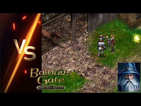 Can Drizzt Solo Legacy of Bhaal Cloakwood Mines in Baldur's Gate 1 - Monster Battles 41