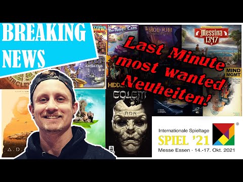 PottGamer Spiel´21 Spezial | Breaking News - Meine Last Minute Most Wanted Neuheiten auf der Spiel!