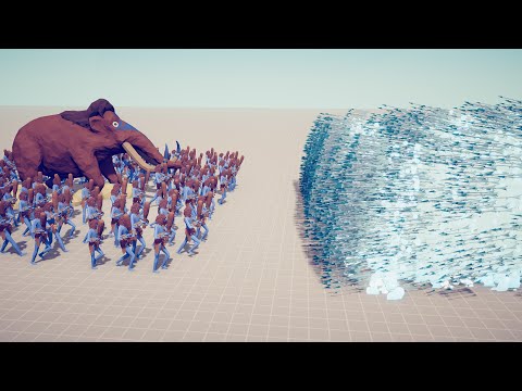 MAMMOTH & 100x UNITS vs EVERY GOD - Totally Accurate Battle Simulator