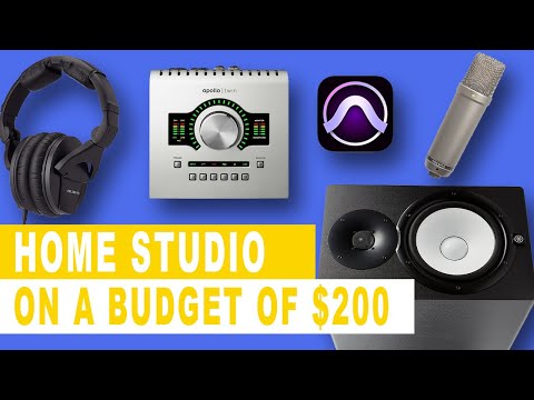 How To Build A Home Studio For $200 | What do you need?