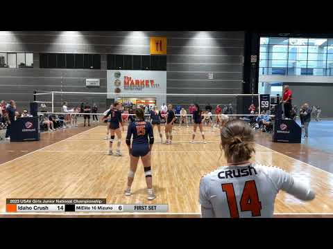2023 USAV National Championship - Idaho Crush 16 Bower vs MiElite 16 Mizuno