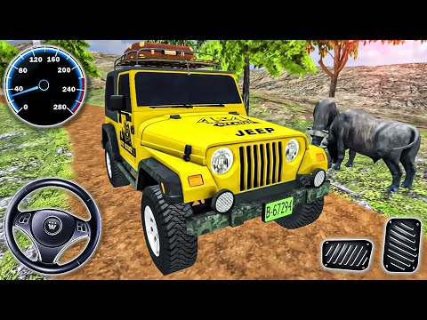 Offroad Jeep Driving Simulator - SUV 4x4 Luxury Prado Stunts - Android GamePlay
