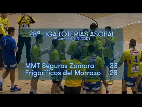 LIGA LOTERIAS ASOBAL J09 MMT Seguros Zamora - Frigoríficos Cangas 33 - 28