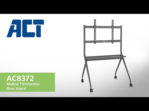 ACT Mobile TV/monitor floor stand, 50” to 86”, VESA