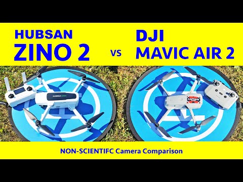 4K 60fps Camera Comparison - Hubsan ZINO 2 vs DJI Mavic Air 2 - Non-scientific comparison