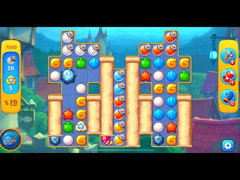 Fishdom level 7500 with a puzzle (с головоломкой)