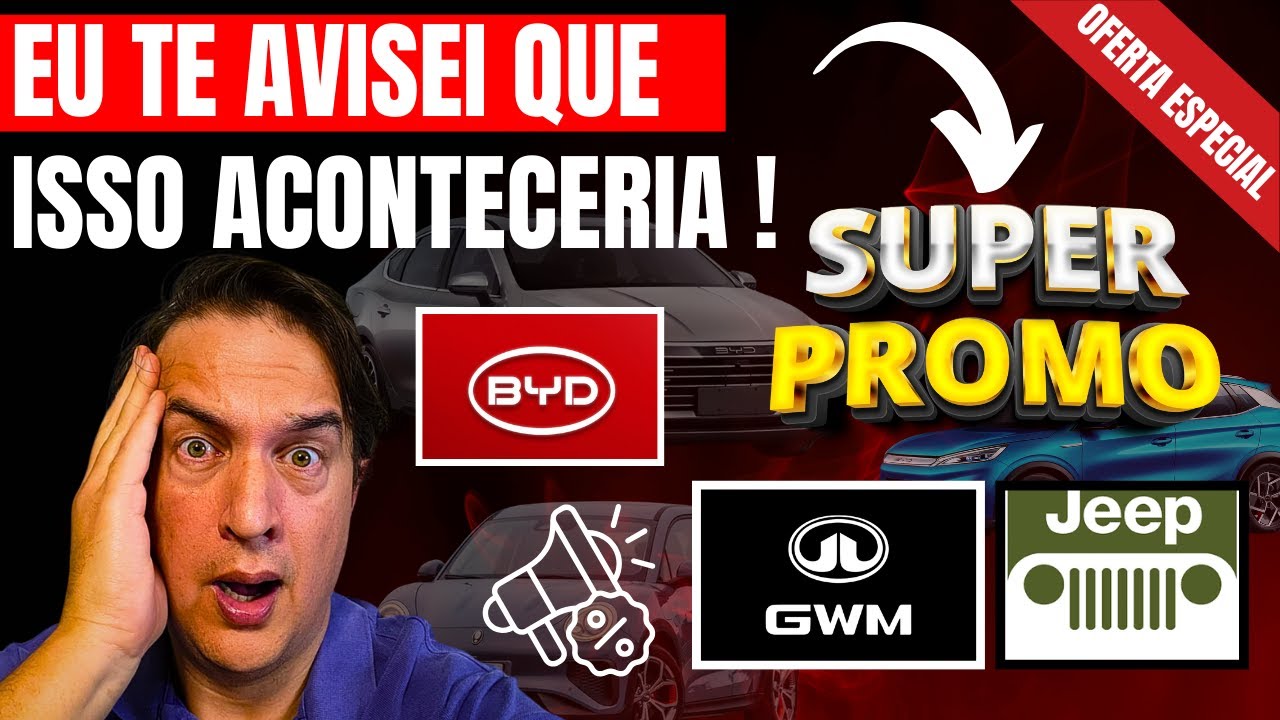 🚨EU AVISEI! BYD, GWM E OUTRAS JÁ COMEÇARAM A OPERAÇÃO LIMPA PÁTIO! O QUE VEM POR AÍ?