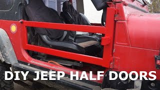 DIY Jeep YJ Half Doors Build (No Tubing Bender)