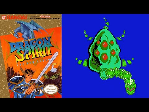 Dragon Spirit: The New Legend (NES) - 2nd Boss: Sea Dragon (No Damage, No Powerups).