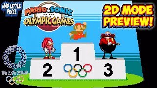 2D Retro Mode Preview! Mario & Sonic At The Olympic Games Tokyo 2020!