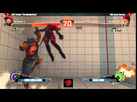 TGS 2014 - Tokido (Akuma) vs. Jayce the Ace (C.Viper) - FT5 USFIV